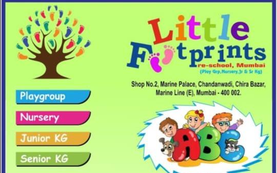 Little Footprints Pre-school preschool building in Chandan Wadi, Mumbai