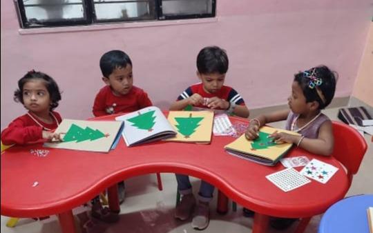 Sunshine Kidz preschool building in Pimpri Chinchwad, Pune