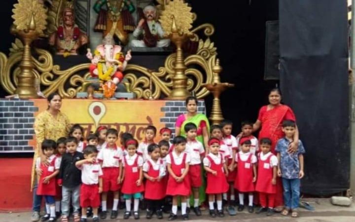 Dazzling Kids Pre School preschool building in Kondhwa, Pune