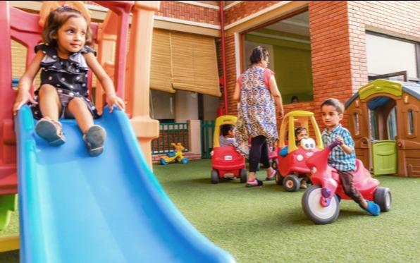 KLAY Manyata Tech Park Nagavara preschool building in Thanisandra, Bengaluru