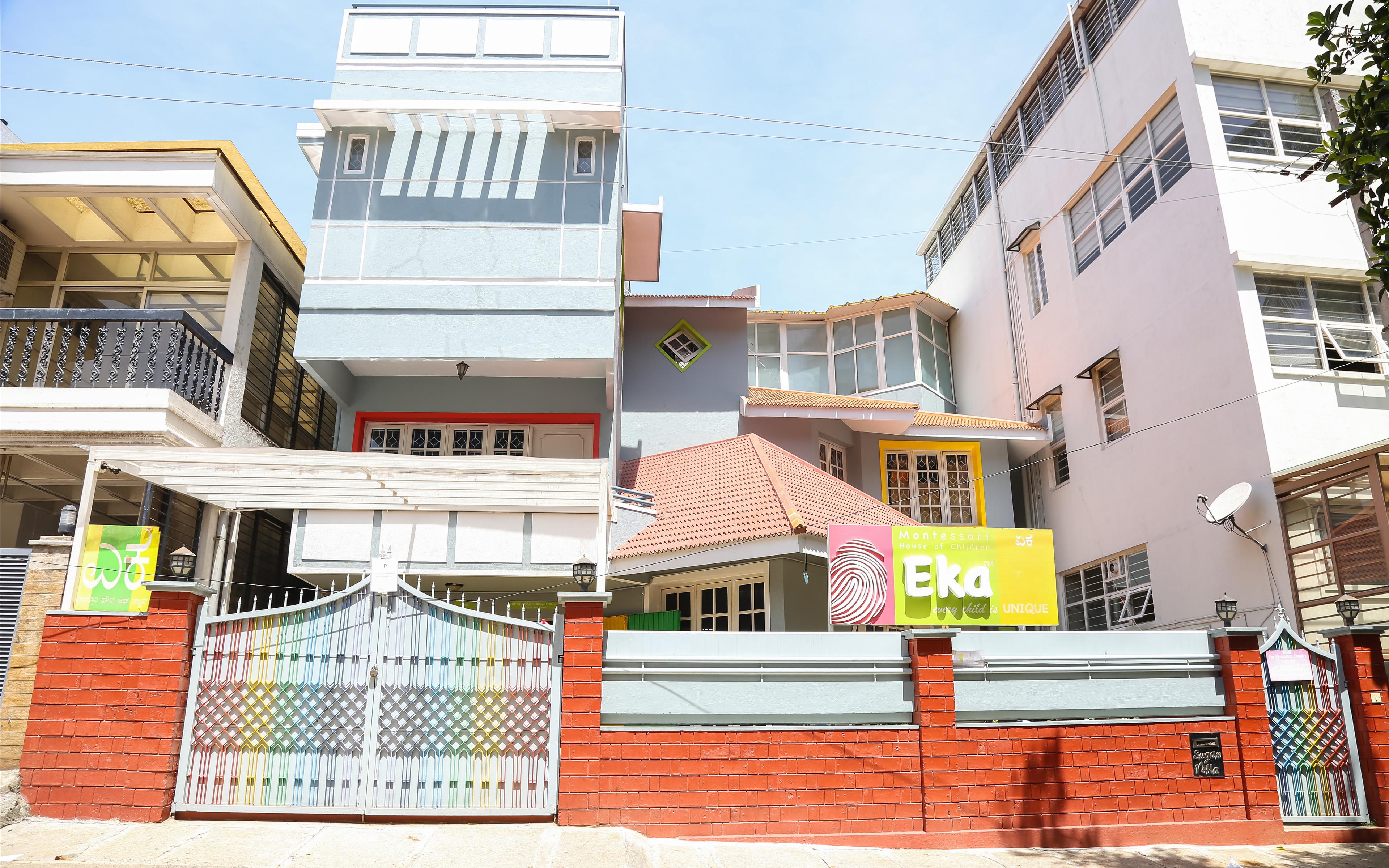 EKA Montessori House Of Children preschool building in Malleshwaram, Bengaluru