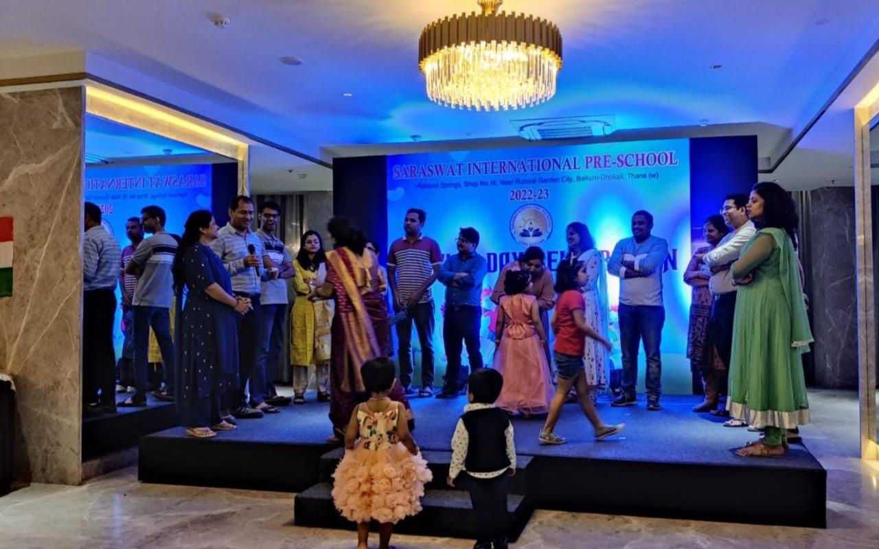 Saraswat International Pre School & Day Care preschool building in Dhokali, Thane
