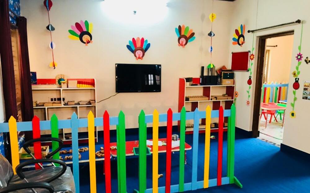 Bright Kid Montessori House Hbr Layout preschool building in Hbr Layout, Bengaluru