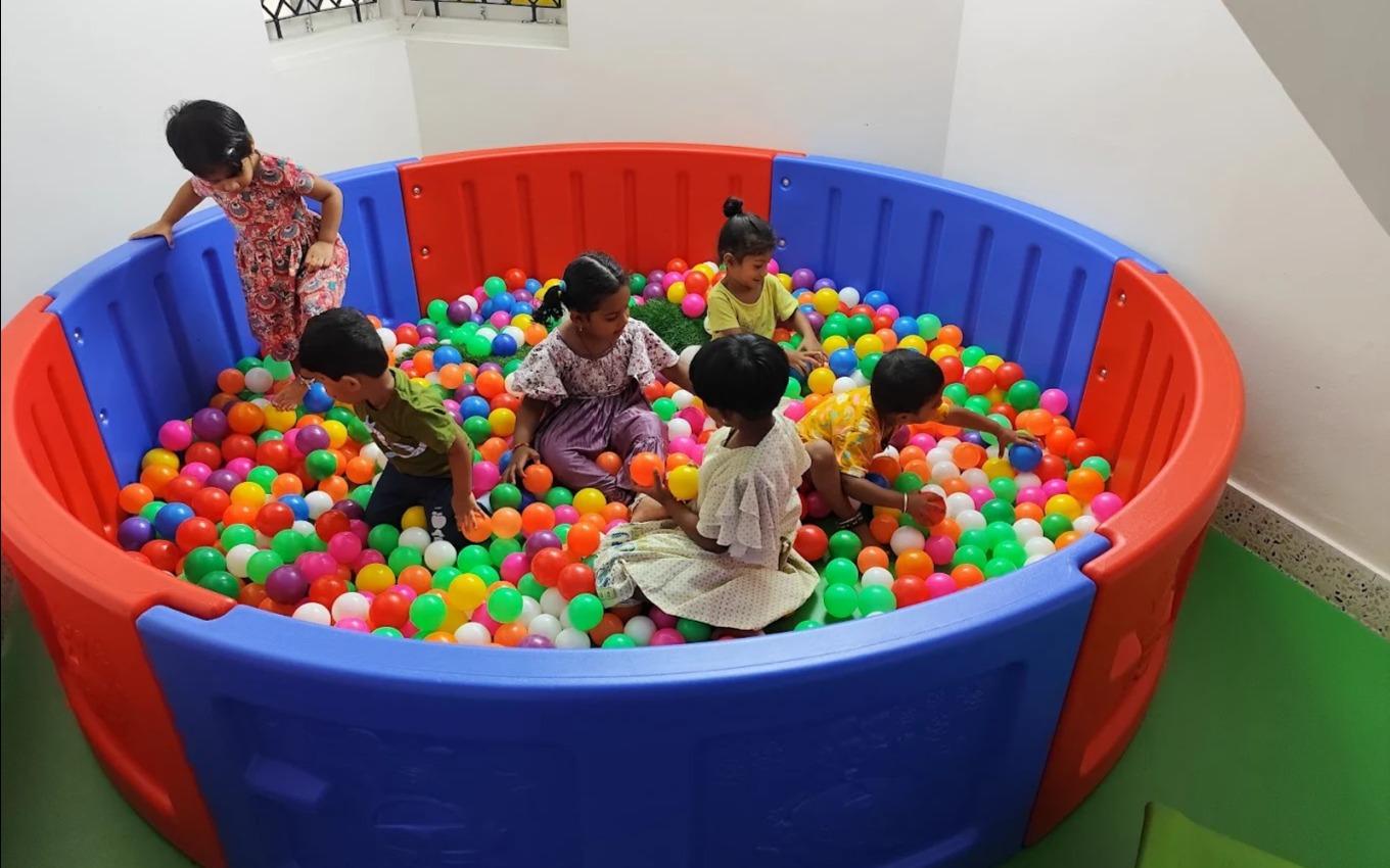 Grow Inn Steps Horamavu preschool building in Horamavu Banaswadi, Bengaluru