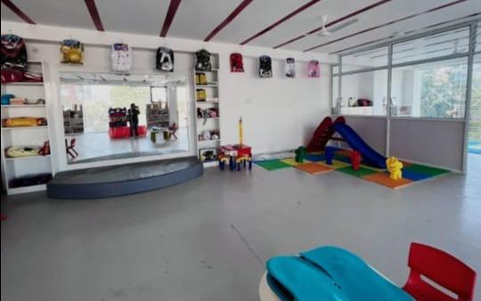 Millennium Woods Techno Kids Preschool  And Daycare preschool building in Tathawade, Pune