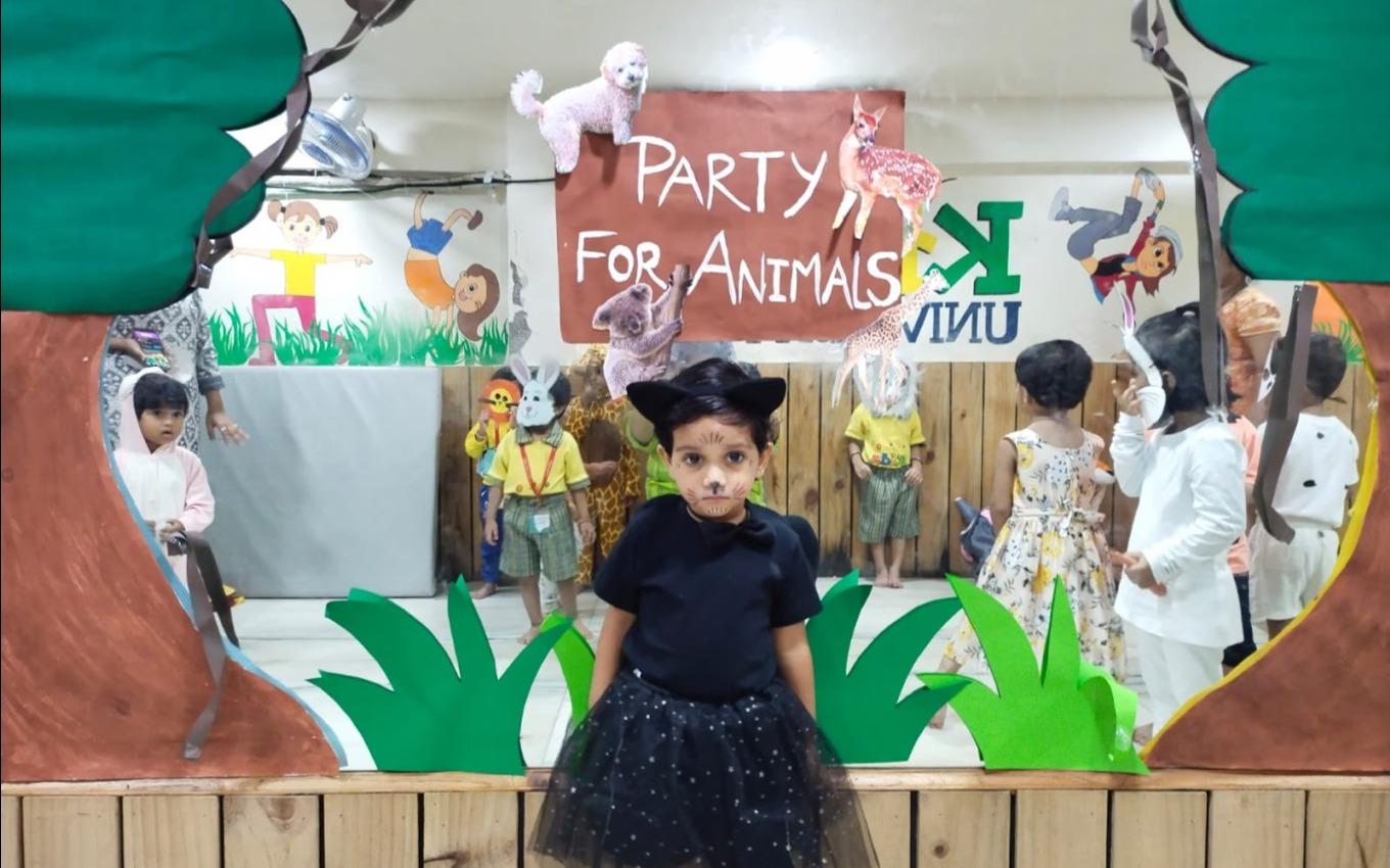 Kids University Lalbaug preschool building in Parel, Mumbai