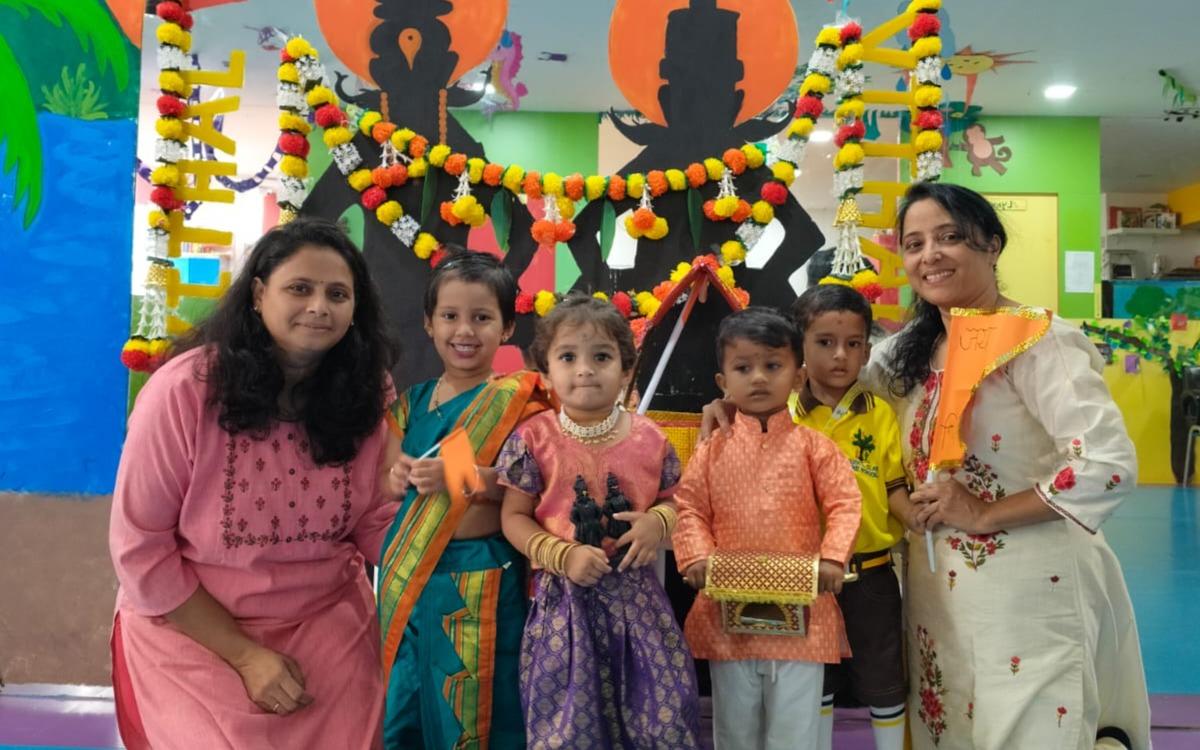 Mudd & Clay Preschool Gahunje preschool building in Gahunje, Pune