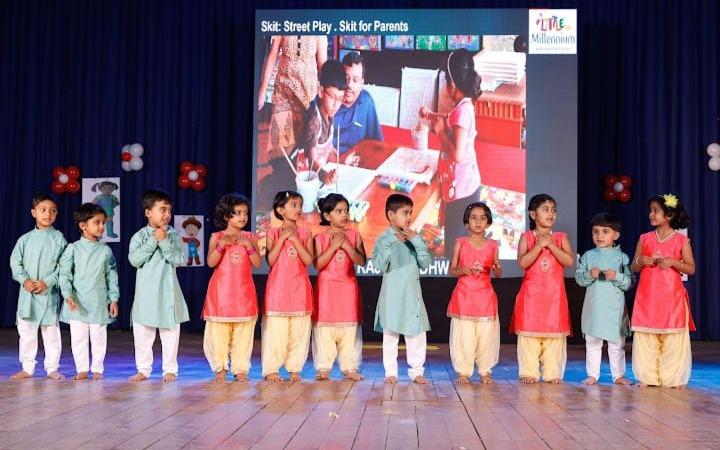 Little Millennium preschool building in Kondhwa, Pune