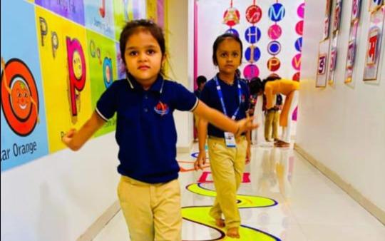 Eva World School preschool building in Anand Nagar, Thane