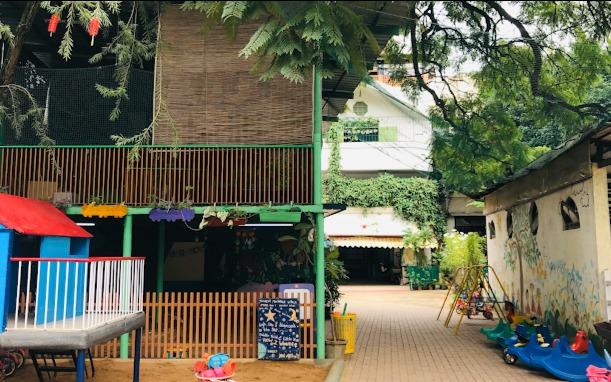 First Steps, Cunningham Road preschool building in Vasanth Nagar, Bengaluru