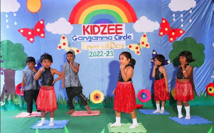 Kidzee Pre School - Gangamma Circle preschool building in Jalahalli, Bengaluru