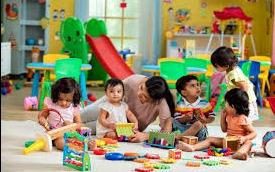 Gokul Daycare preschool building in Rajajinagar, Bengaluru
