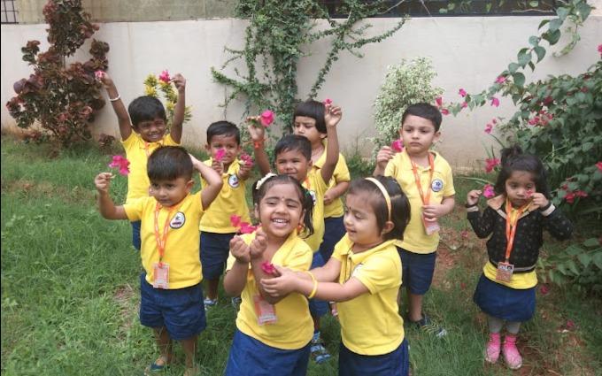 Shikshana Kidzee preschool building in Bagalakunte, Bengaluru