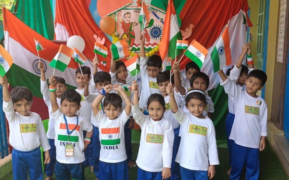 Bright kid Montessori house Benson town preschool building in Benson Town, Bengaluru