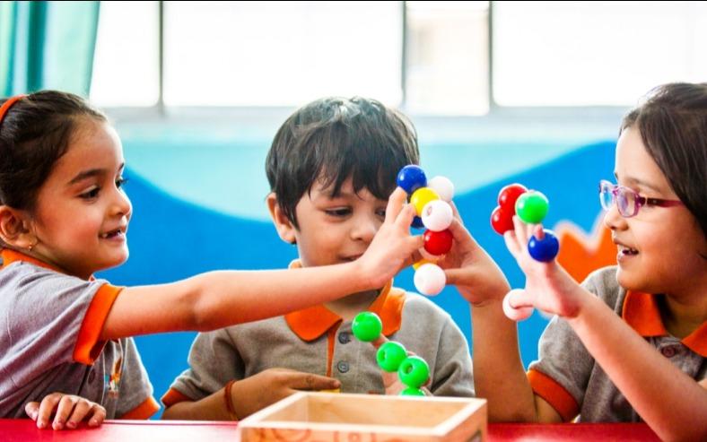 Orange Ivy Playschool preschool building in Salisbury Park, Pune