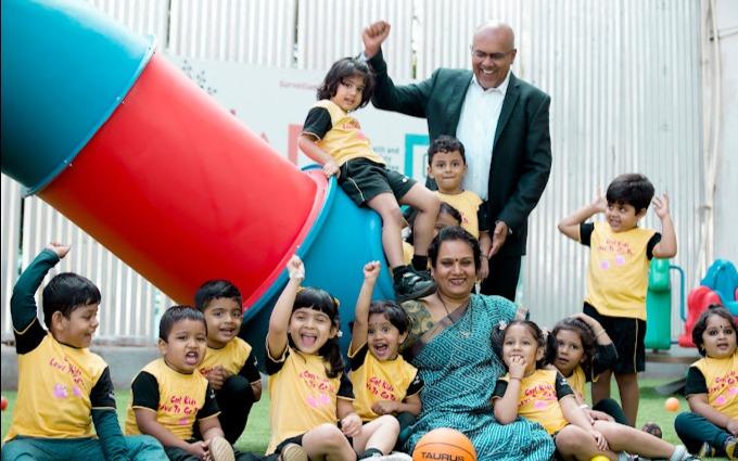 Little Elly preschool building in Jayanagar, Bengaluru
