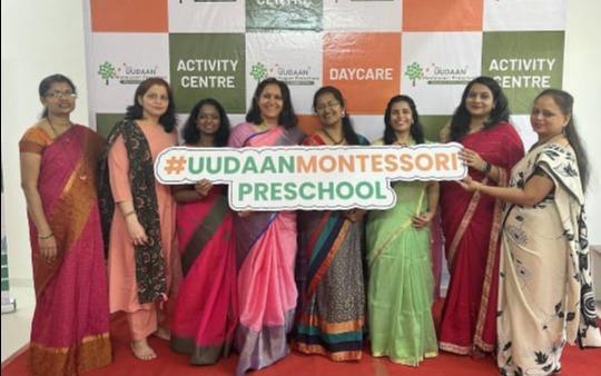 Uudaan Montessori Preschool  And  Daycare preschool building in Kolshet, Thane