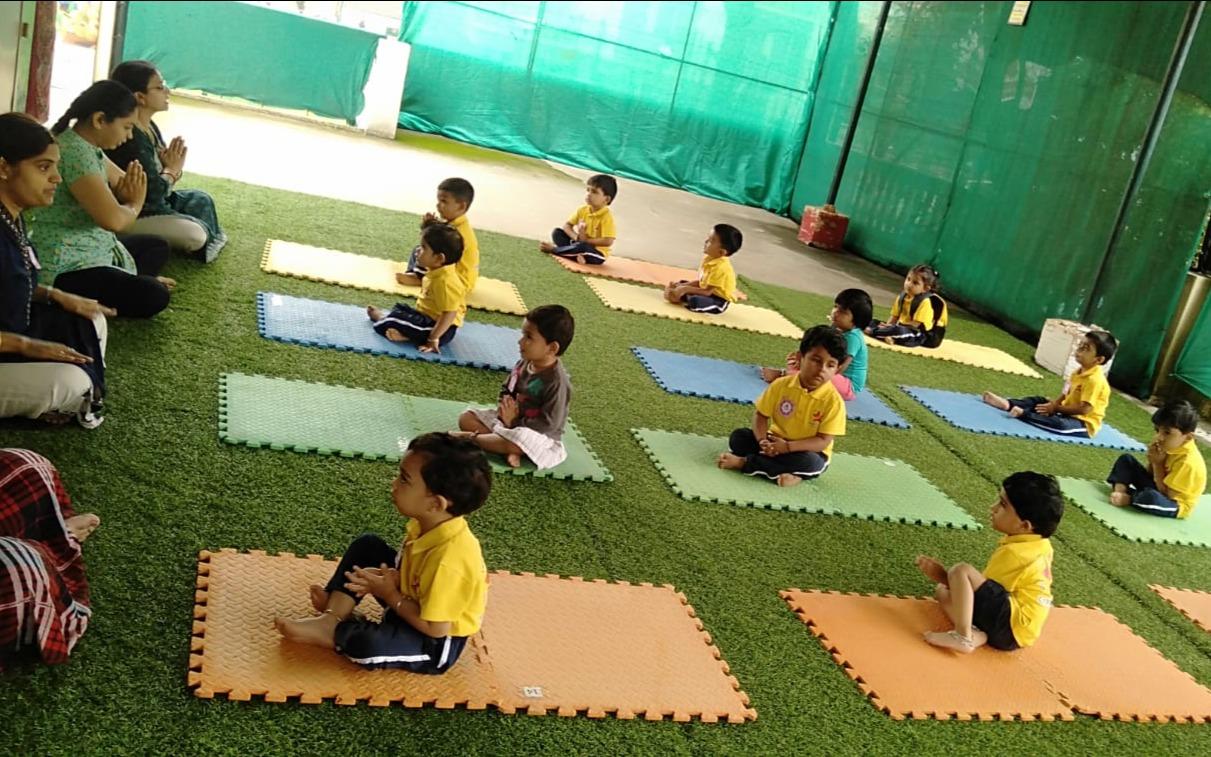Cradle to Stars VB Layout preschool building in Vijaya Bank Layout, Bengaluru