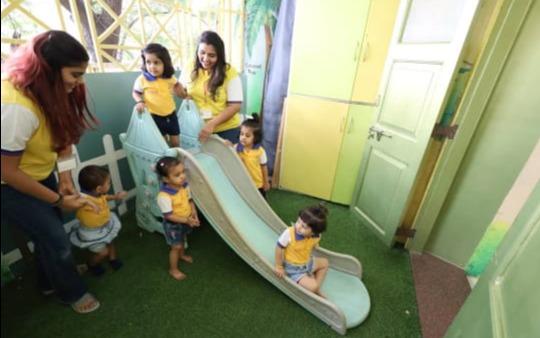 Kids Quest preschool building in Girgaon, Mumbai