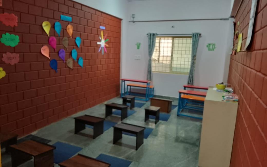 Bizzy Bees Pre School preschool building in Kengeri, Bengaluru