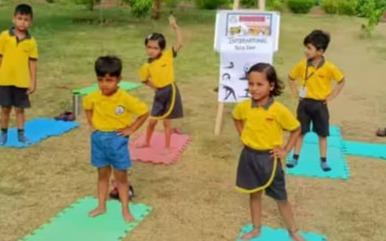 Kidzee undri preschool building in Mohammed Wadi, Pune