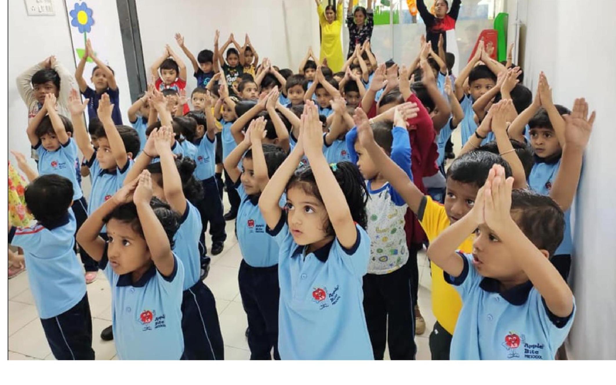 Apple Bite Preschool preschool building in Thergaon, Pune