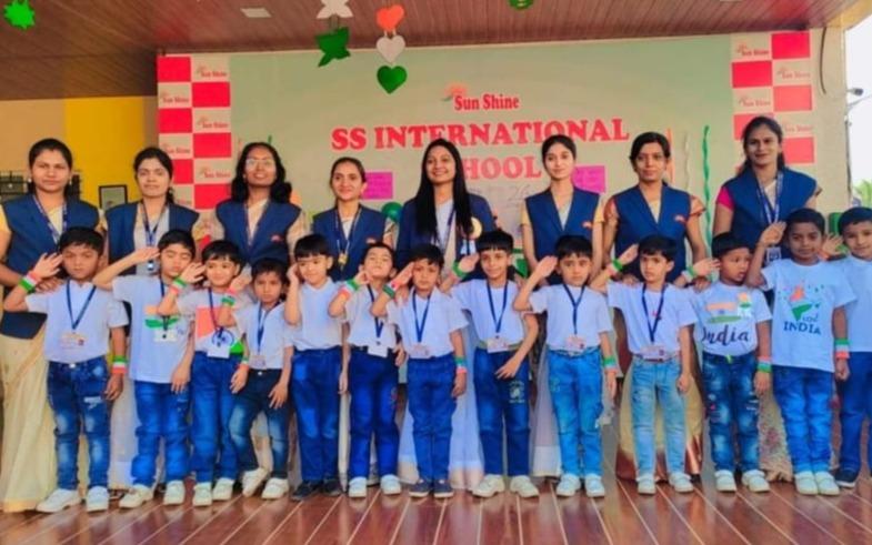 Sunshine Kids Academy preschool building in Talwade, Pune