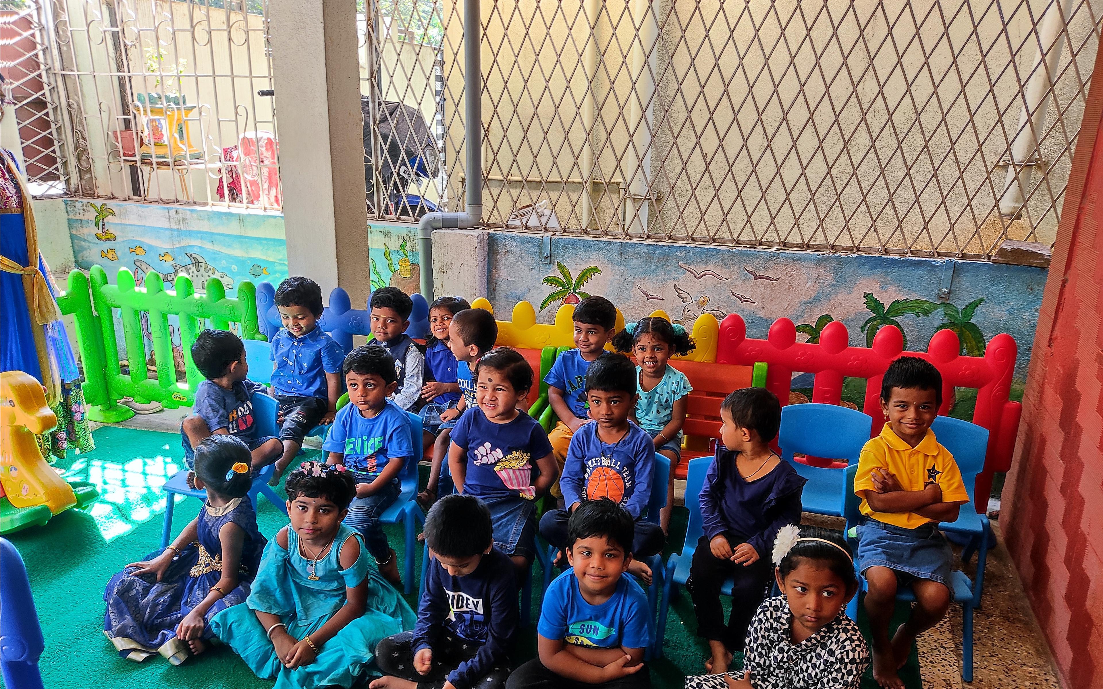 Star Kids Preschool preschool building in T Dasarahalli, Bengaluru