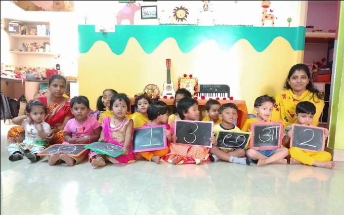 Budding Sapling preschool building in Yeshwanthpur, Bengaluru